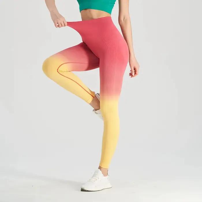 Pantalon de fitness nickel é pour femme, levage de la hanche, serré, taille haute, séchage rapide, p
