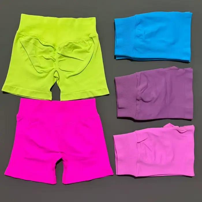 HISTELLO – short de sport pour femmes, taille haute, 4.5 pouces, pour yoga, entraînement, leggings s