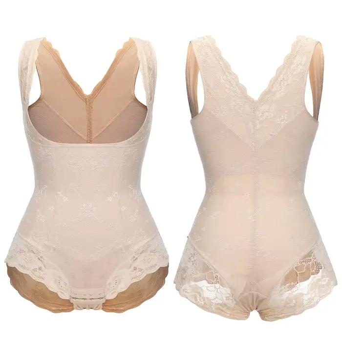 TUNIControl-Combinaison de batterie pour femme, entrejambe ouvert, corset, corps entier, shaper, mar
