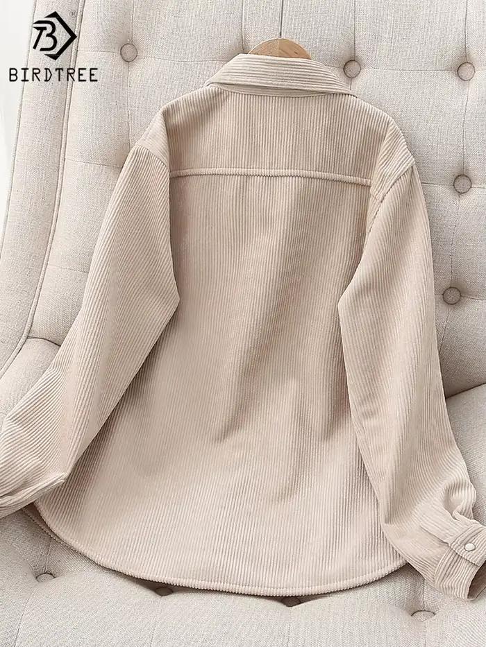 Chemises unies en velours épais, chemisiers et hauts chauds d'hiver pour femmes, nouvelle veste chem
