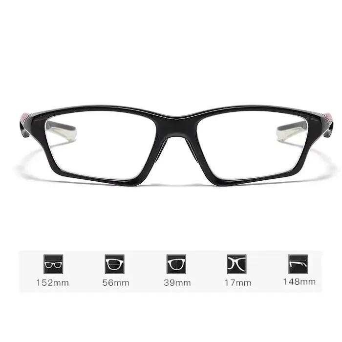 Lunettes de sport photochromiques TR90 pour myopie, unisexe, pour femmes et hommes, carrées, vue de 
