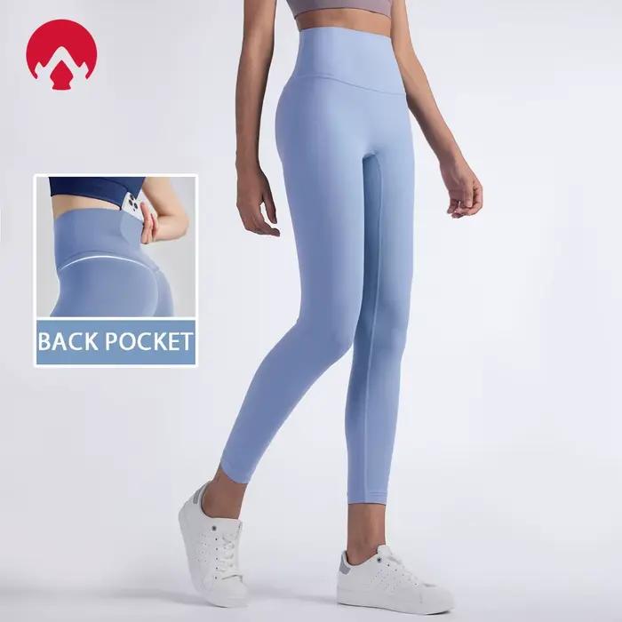 Leggings de Yoga pour Fitness Legging Sport Femme poche arrière pantalon Femme beurre doux taille ha