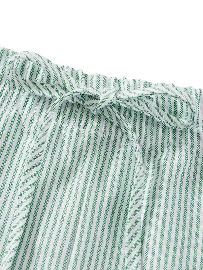 Short à rayures décontracté pour femmes, vêtements Y2K, proximité Wstring, taille élastique, coupe a