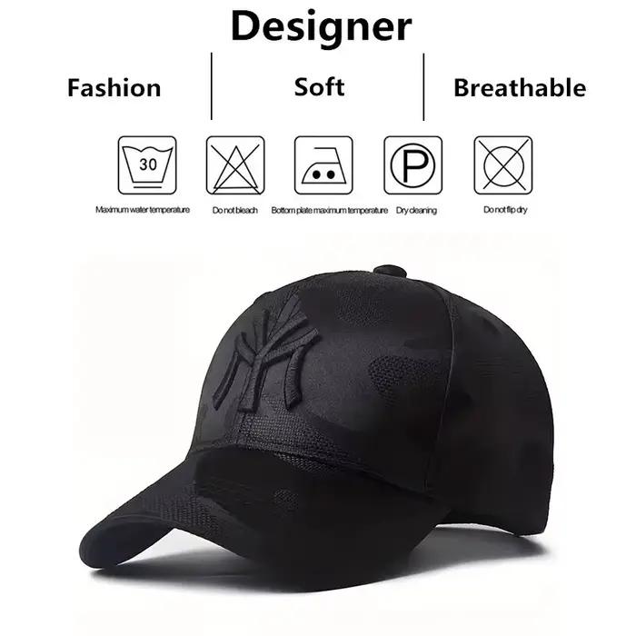 Chapeaux de baseball CamSolomon avec broderie de lettres, chapeaux décontractés réglables, chapeau d