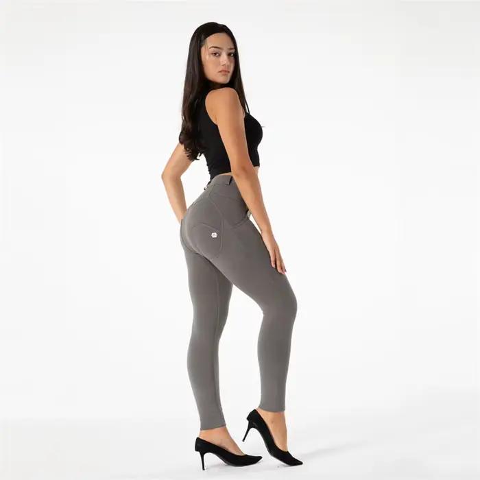 Shascullfites Melody-Pantalon Push-Up mi-haut pour femme, confortable, vert olive, TUNIControl