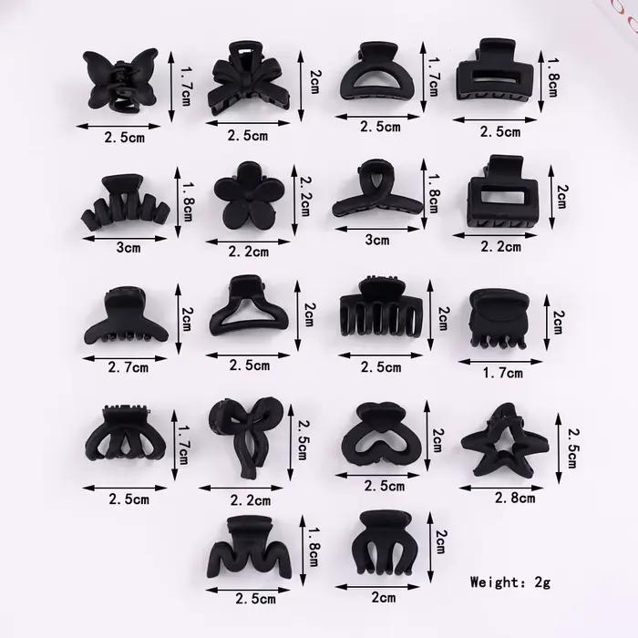 Pinces à cheveux à petites fleurs pour femmes et filles, 10 pièces/ensemble, pinces à mâchoire recta