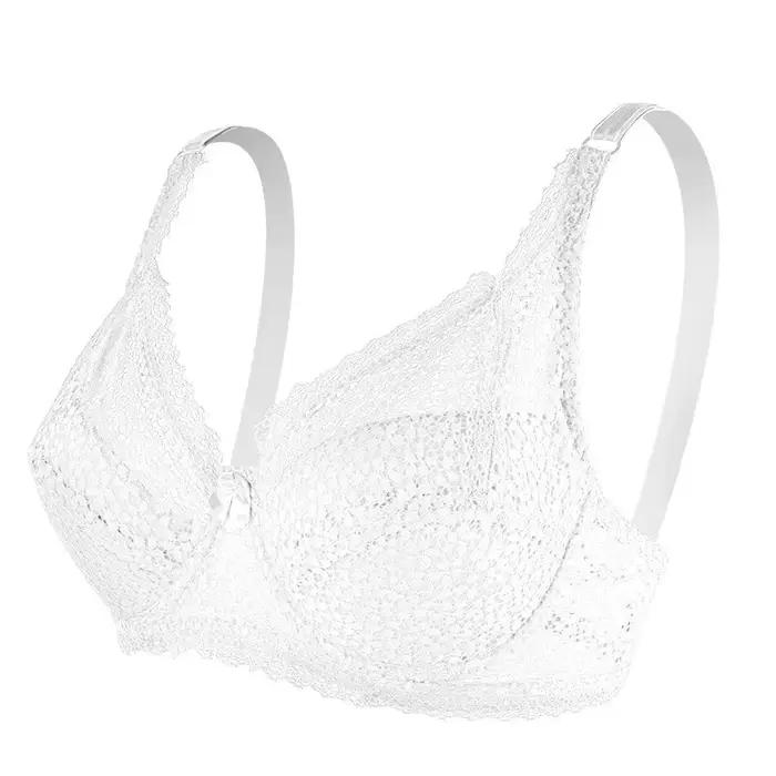 Soutien-gorge en dentelle pour femmes, grande taille, soutien supérieur, respirant, confortable, ann