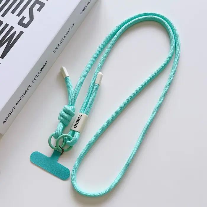 Longue lanière réglable colorée couleur bonbon, pour téléphone portable, sangle Anti-perte, corde de
