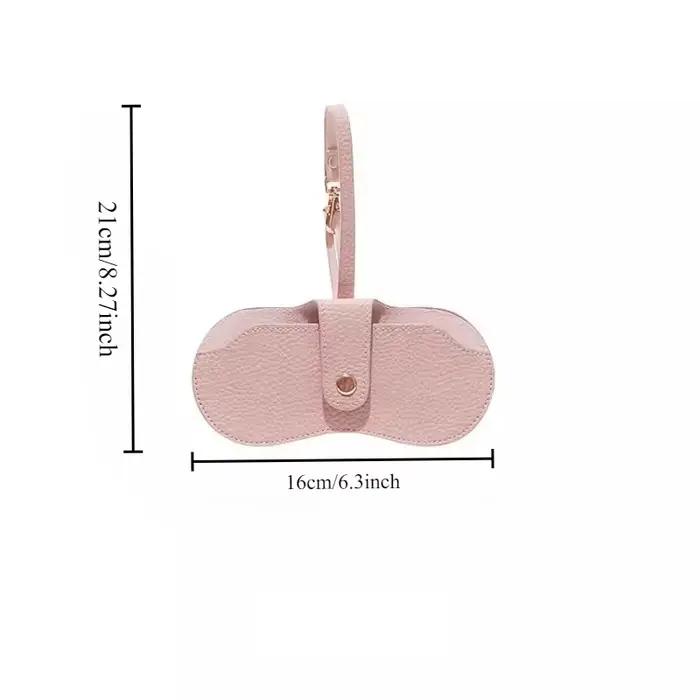 Sac à lunettes Portable, pochette en cuir souple pour lunettes de soleil, étui à lunettes mince à la