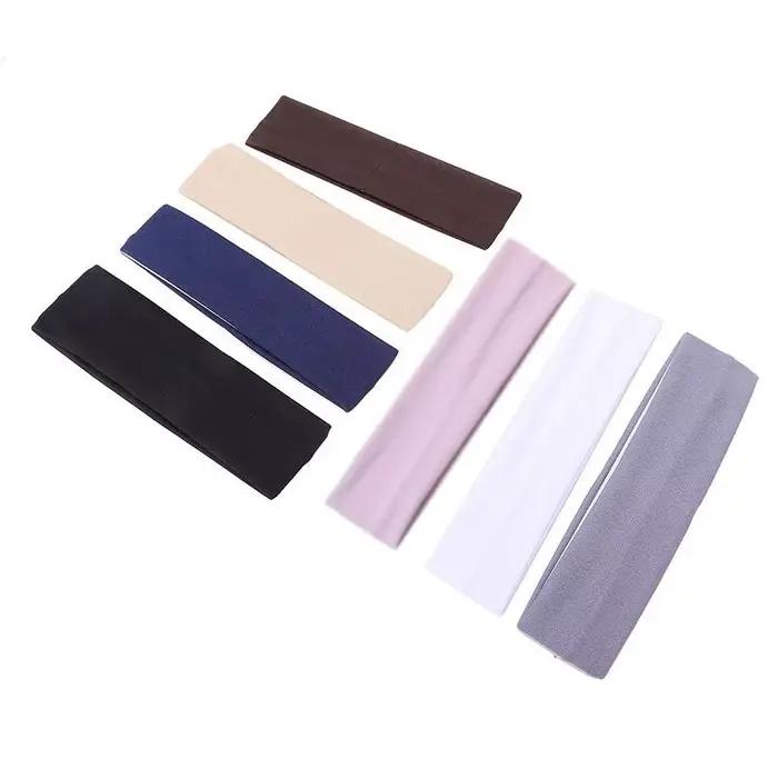 Bandeaux de couleur unie à haute élasticité, 7 pièces, bandeau d'exercice de Yoga, accessoires pour 