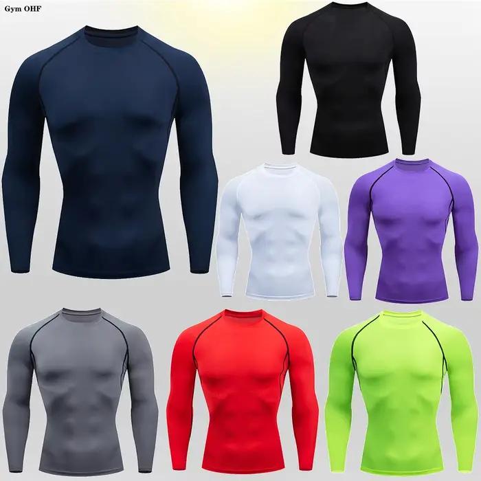 musculation sport homme tee shirt homme  T-shirt Rashguard à manches courtes pour homme, vêtement de