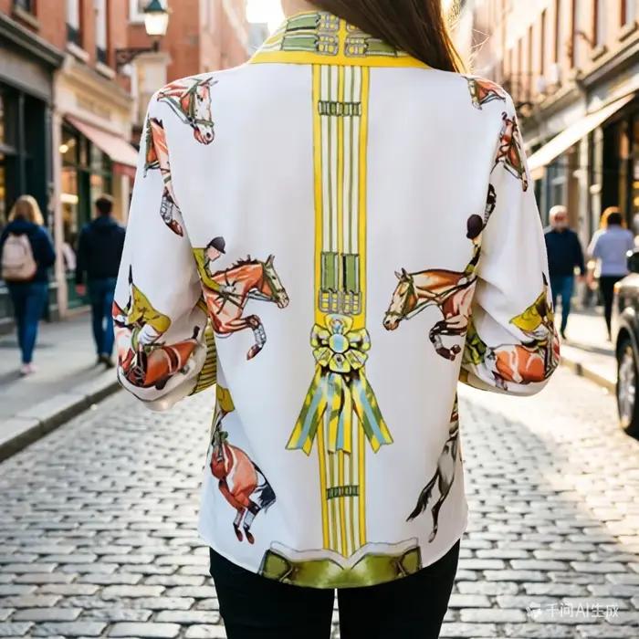 Chemisiers à manches longues pour femmes, chemises imprimées élégantes pour dames, mode printemps, n