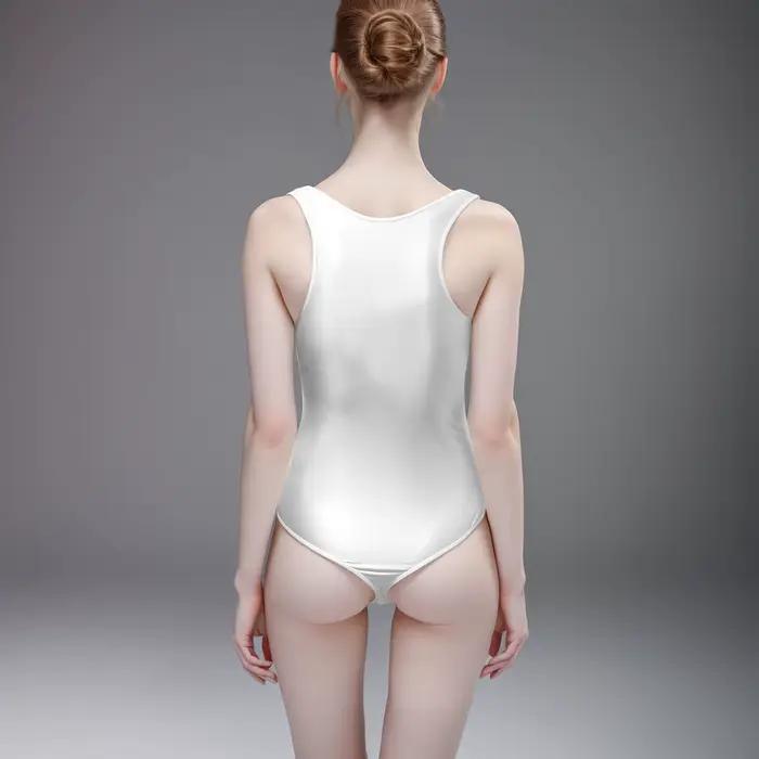 Maillot de bain XClocKNYoung en satin brillant, soyeux et sexy, maillot de bain brillant à ouverture
