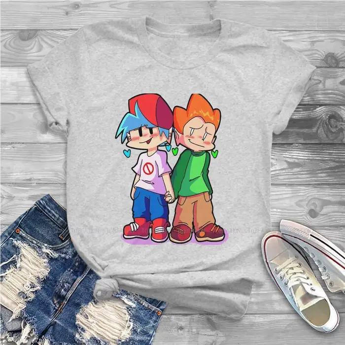 T-shirt à col rond pour garçon et fille, Streetwear en coton pur, Harajuku, Funkin FNF Music, vendre
