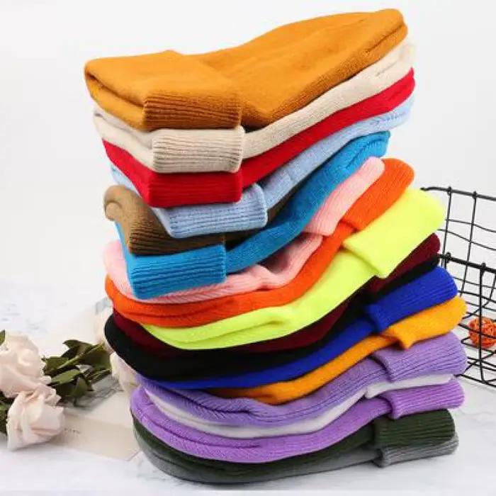 COKK – Bonnet chaud tricoté pour femme et homme, joli et solide, collection automne-hiver casquette 