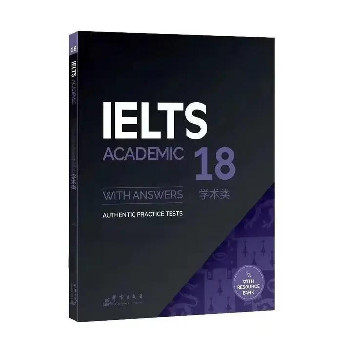 Cahier de travail pour la pratique de l'écriture et de la lecture, Ielts 18, anglais, véritable, Che