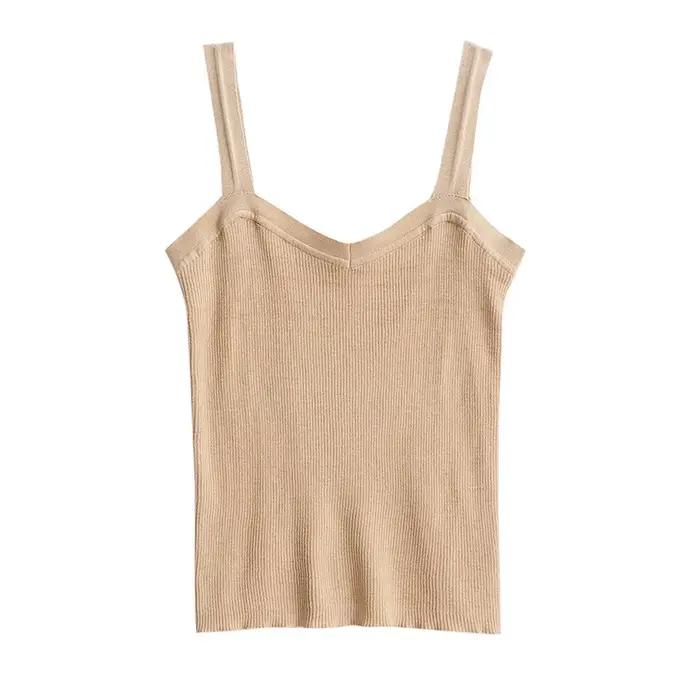 Chemise tricotée en soie et coton pour femmes, coupe cintrée, élastique, bas en soie de mûrier, coul