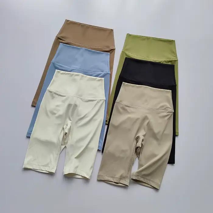 Gaoshi-Shorts de sport taille haute pour femmes, capris de yoga, de course à pied, de fitness, à séc