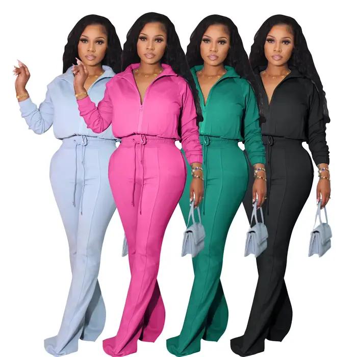 2 pièces ensembles femmes tenue deux pièces ensemble pour femmes pantalons ensembles sweats à capuch