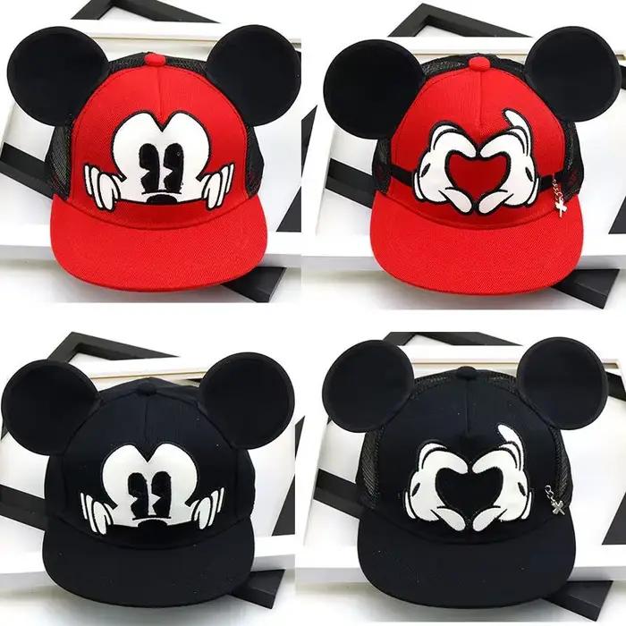 Casquette Mickey Mouse pour enfants, jolie casquette de Baseball avec dessin animé pour filles et ga