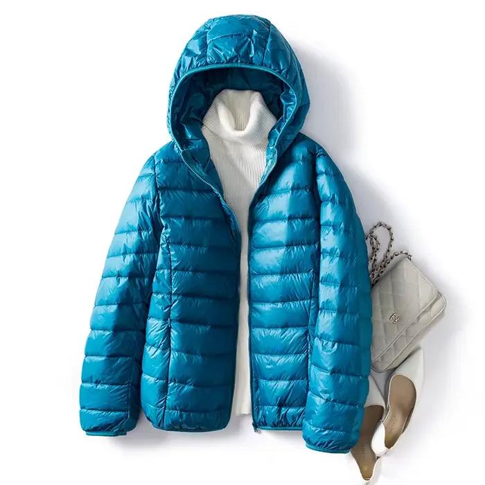 Doudoune courte ultra légère pour femme, manteau chaud, mince, pliable, grande taille, 5XL, 6XL, 7XL