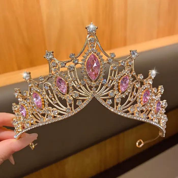 1 grande couronne, bandeau de tempérament à la mode, accessoire pour cheveux à vent doux, adapté aux