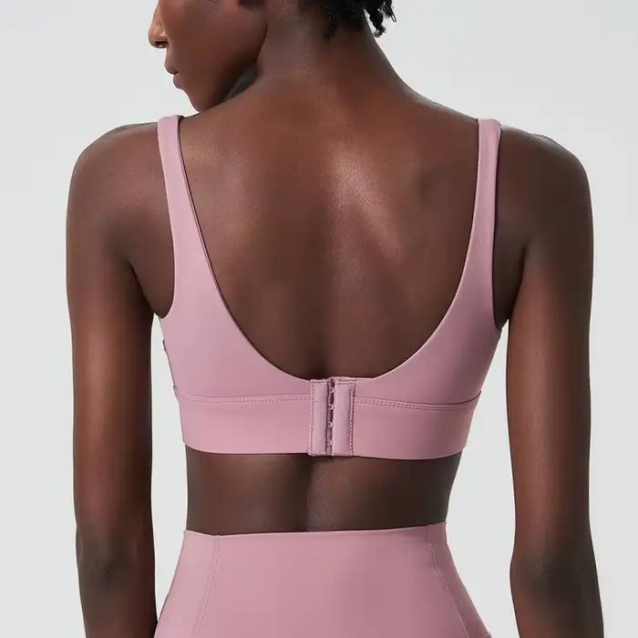 Soutien-gorge de yoga à fort impact pour femmes, sous-vêtements de sport, respirant, avec coussinets
