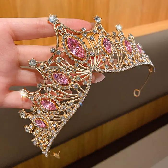 1 grande couronne, bandeau de tempérament à la mode, accessoire pour cheveux à vent doux, adapté aux