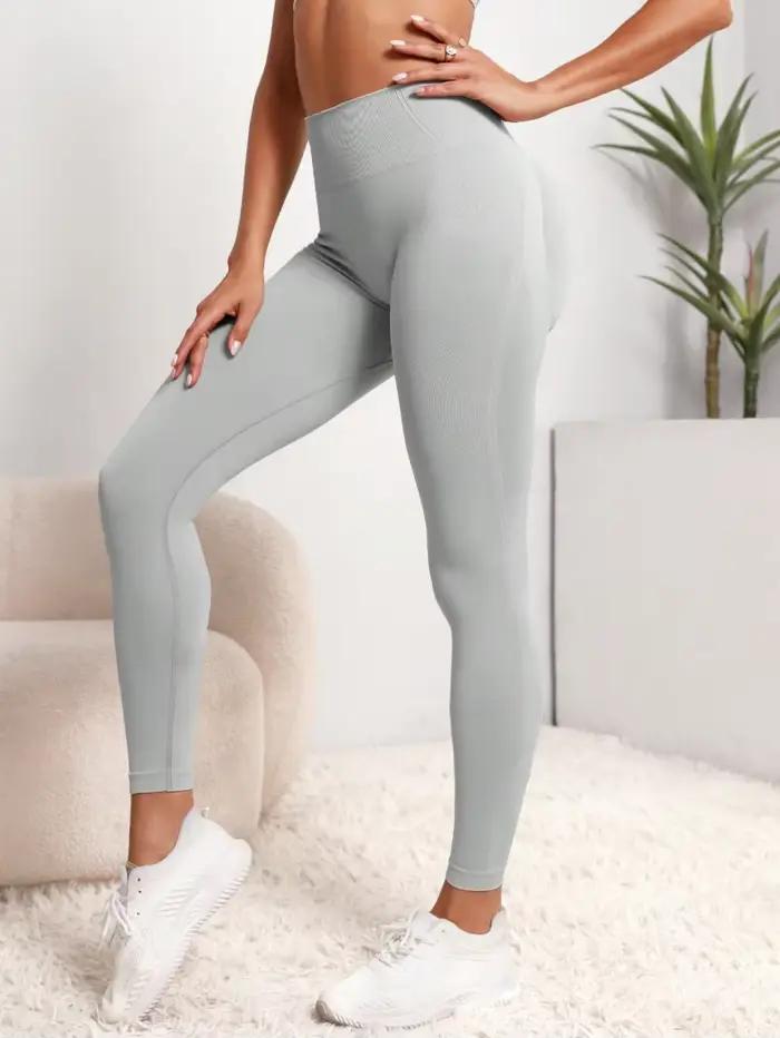 Leggings de sport sans couture pour femmes, pantalon de sport de Yoga, extensible, taille haute, Fit