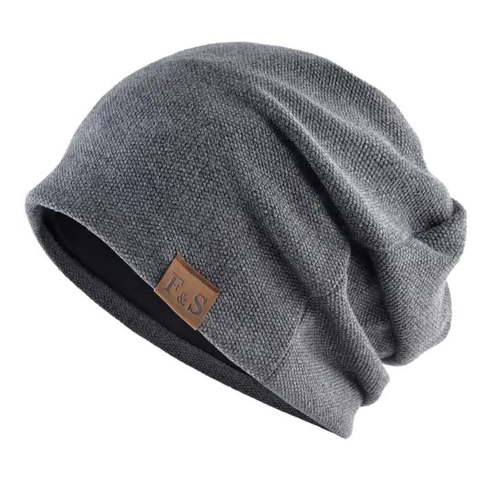 Mode Skullies bonnets hommes été printemps respirant chapeaux pour femmes couleur unie doux décontra