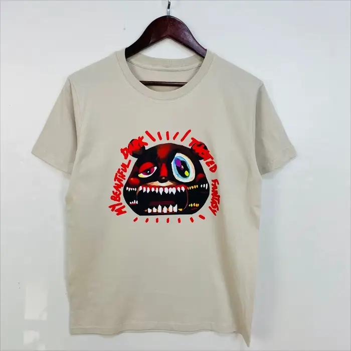 Kanye West meilleur célèbre le collège abandonné graphique t-shirt hommes femmes Hip Hop Rap Vintage