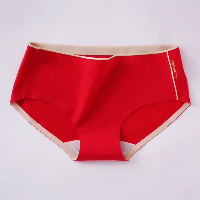 Lot de 1 culotte sans couture pour femme, sous-vêtements confortables, lingerie taille basse, culott