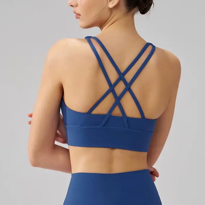TRY TO BN Soutien-gorge de yoga dos nu pour femmes, sous-vêtements de fitness initiés, soutien-gorge