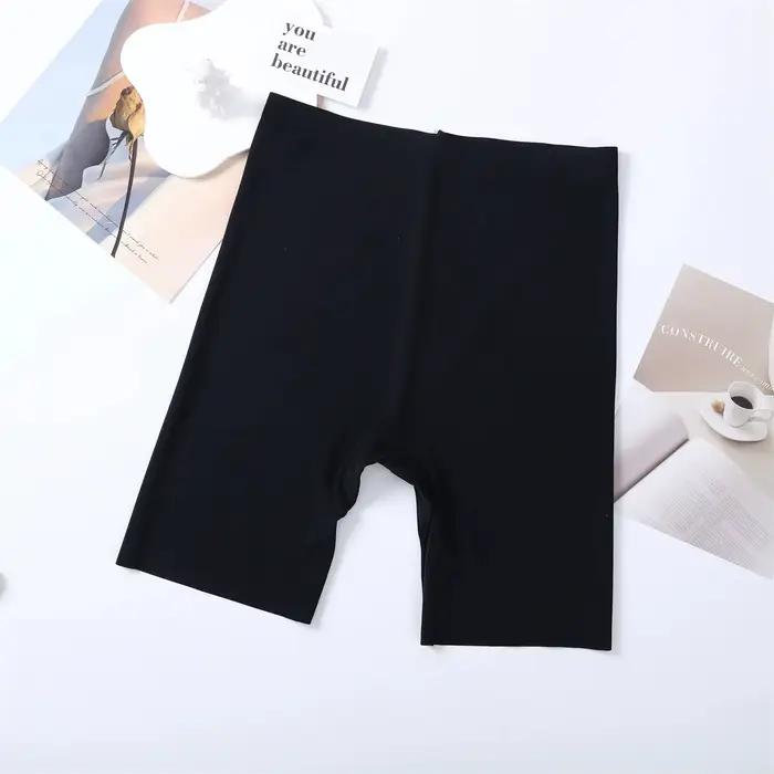TUNIControl-Culotte short taille haute sans couture pour femme, lifting des hanches, pantalon de séc