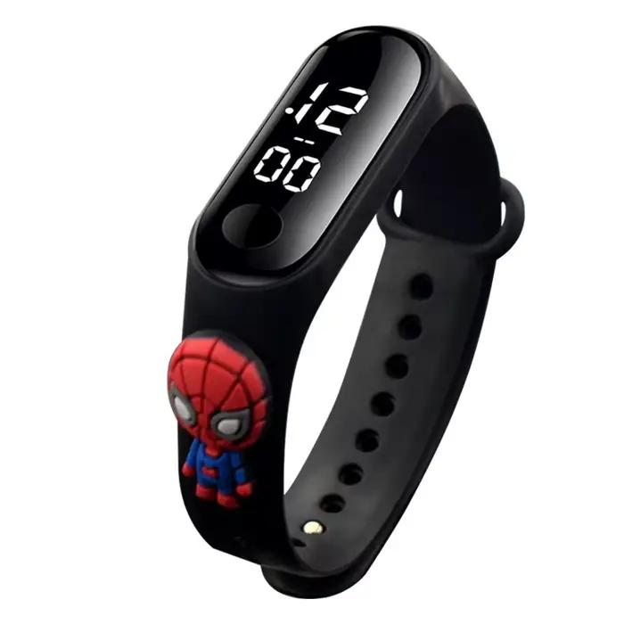 3D dessin animé Spiderman enfants montres pour enfants sport Bracelet étanche hommes garçons montre 
