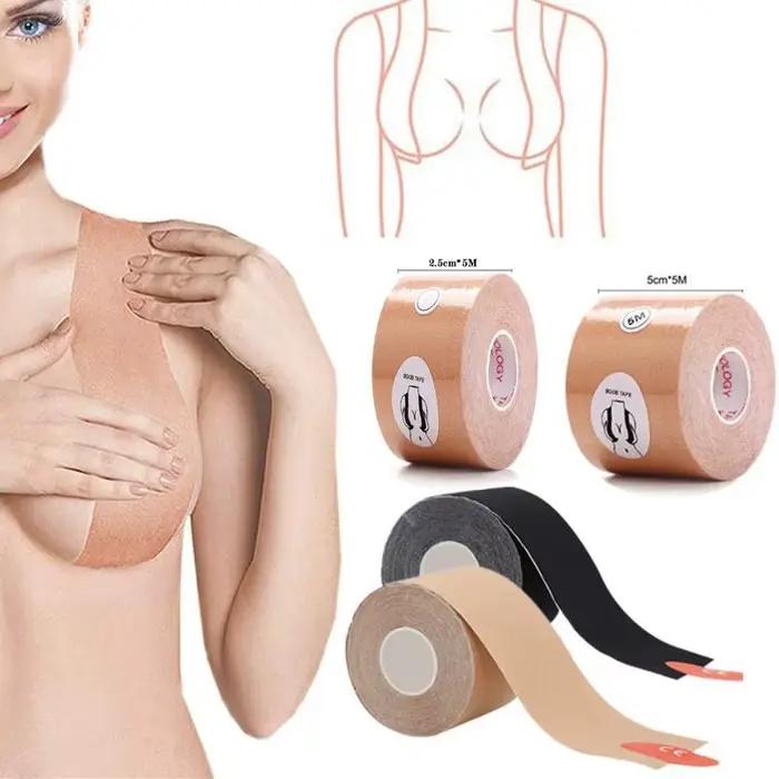 5M seins bande soutiens-gorge femmes sein mamelon couvre Push Up soutien-gorge ascenseur bande adhés
