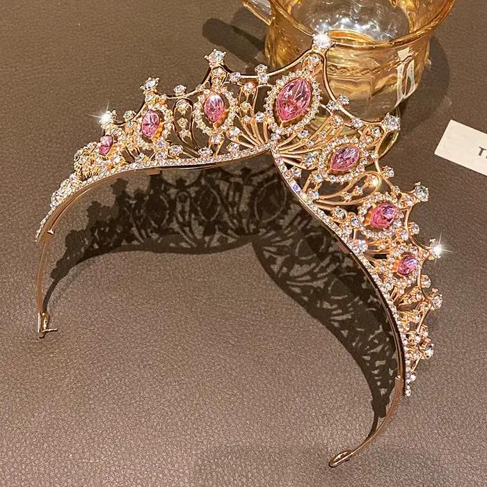 1 grande couronne, bandeau de tempérament à la mode, accessoire pour cheveux à vent doux, adapté aux