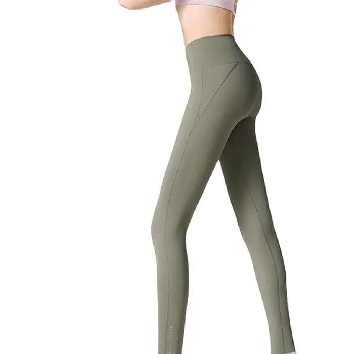 GOLDEN CAMEL-Pantalon de yoga taille haute pour femme, leggings de fitness élastiques, leggings de s