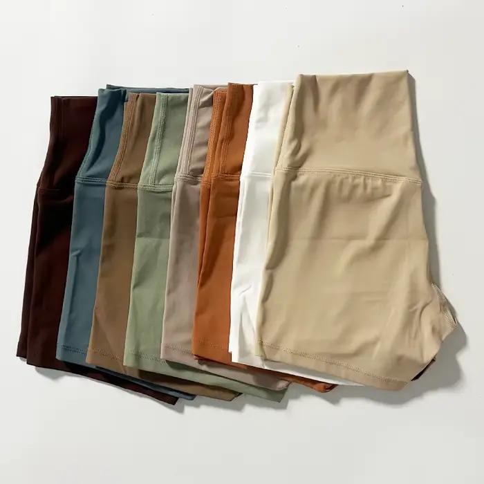 Short de sport taille haute pour femmes, short de Yoga, coupe cintrée, levage des fesses, course à p