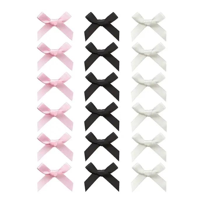 Ensemble d'accessoires pour cheveux pour femmes, rubans colorés, nœuds, pinces à cheveux, sangles à 