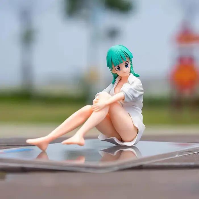 13 cm Dragon Ball Z Figure pyjama fille Bulma Figure Statue modèle PVC Collection modèle jouets pour