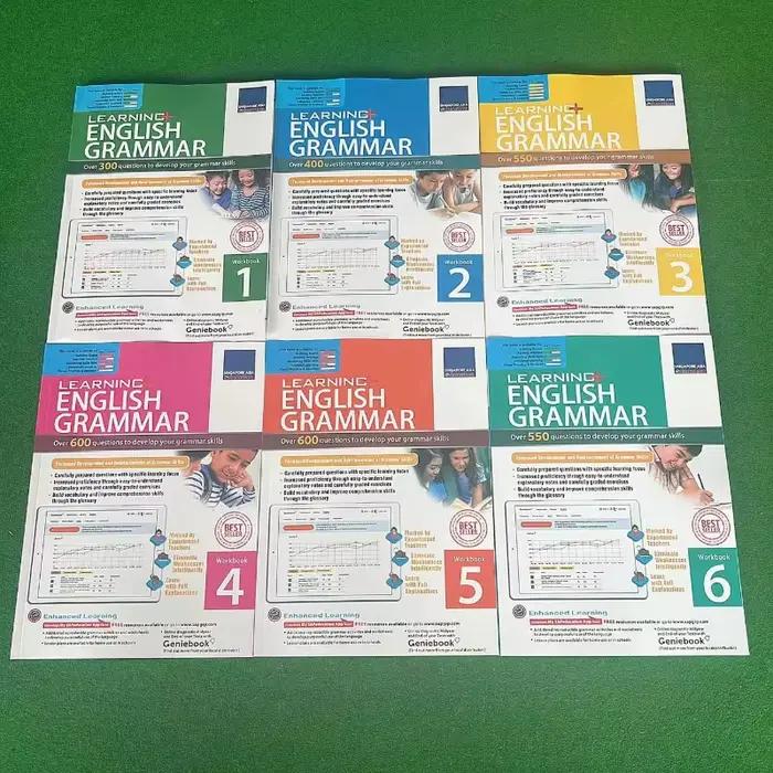 6 livres/ensemble 1-6st apprentissage de l'anglais de singapour grammaire de qualité SAP cahier d'ex
