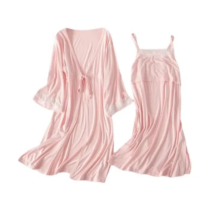 Chemise de nuit d'allaitement maternité, vêtements de chambre, vêtements de nuit, nuisette, pyjama d