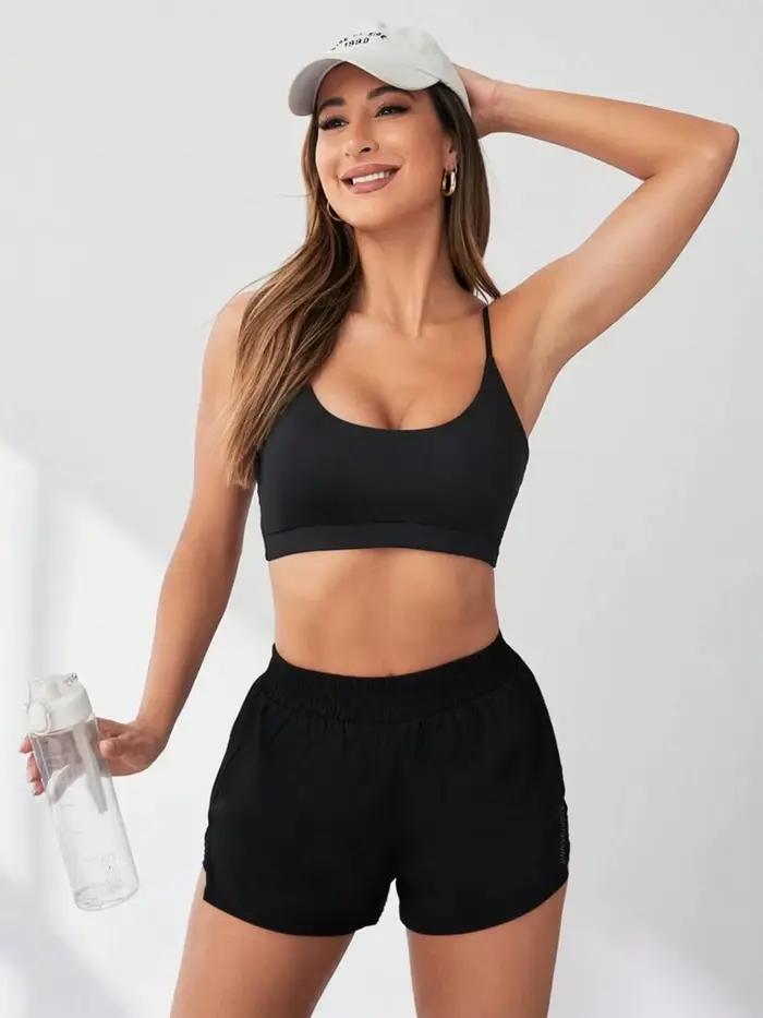 Short de Yoga Anti-exposition en Faux deux pièces, nouveau Style, short de sport, course à pied, Fit