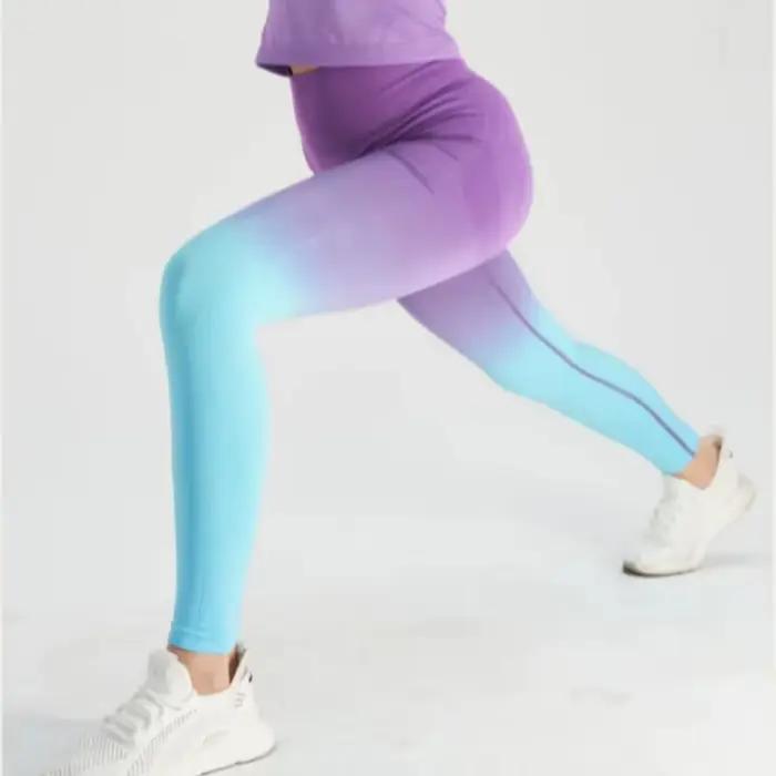 Pantalon de fitness nickel é pour femme, levage de la hanche, serré, taille haute, séchage rapide, p