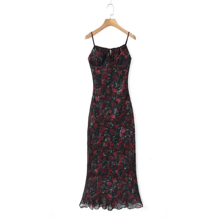 Robes mi-longues pour femmes, robes moulantes d'été, vêtements vintage sexy, robe noire élégante, cr