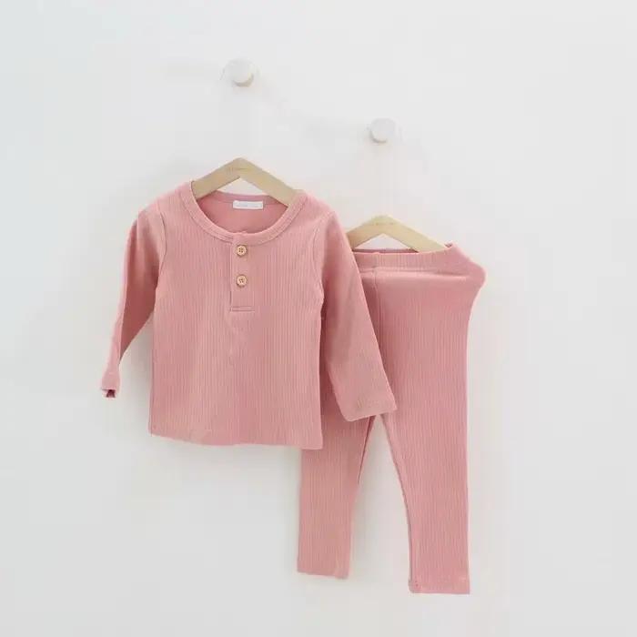 Ensembles de pyjamas en coton pour bébé, vêtements de nuit pour enfants, costume de batterie pour ga