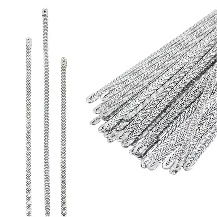 10 pièces Corset désossage rester, 0.25 "x 9" fil d'acier spirale désossage pour la fabrication de r