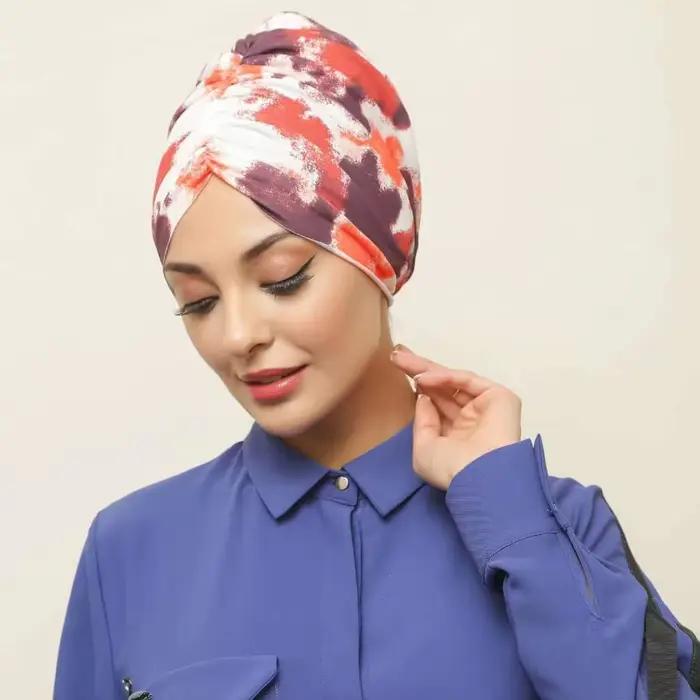Musulman instantané Turban Abaya Hijab sous-capuchon Abayas Hijabs casquette pour femme Jersey robe 