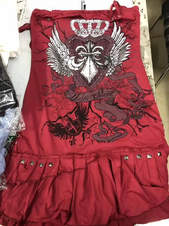 Bretelles esthétiques Y2k pour filles, vêtements Y2k, nœud gothique bleu, bas amincissant pour femme